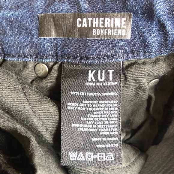Kut from the Kloth Catherine Boyfriend Jeans Dark - Picture 7 of 8